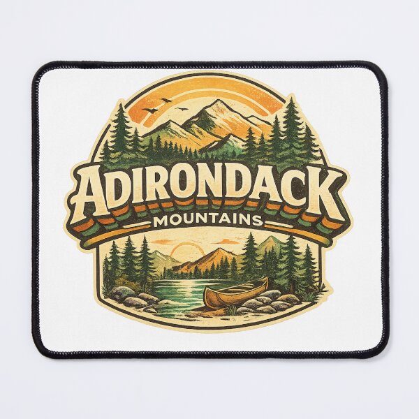 Item preview, Adirondack Mountains Lake and Forest Landscape in New York United States designed and sold by Places On Earth.
