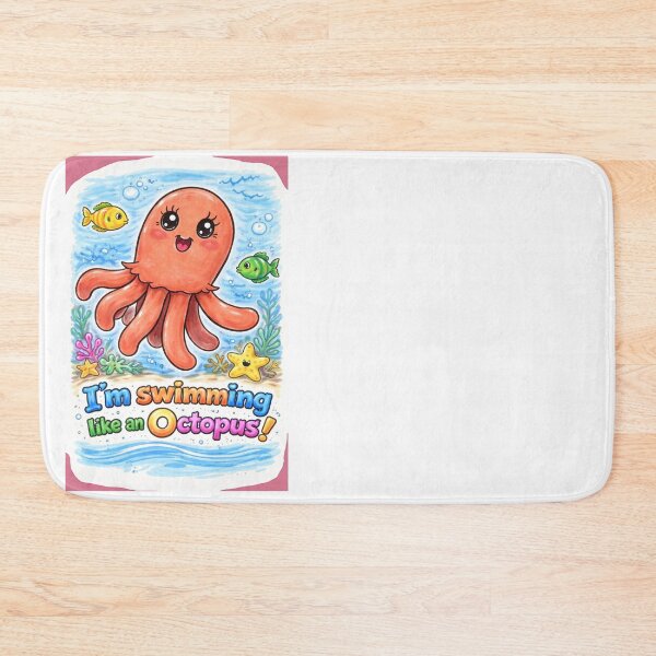 Item preview, I swim like an octopus designed and sold by NubesDesignCH.