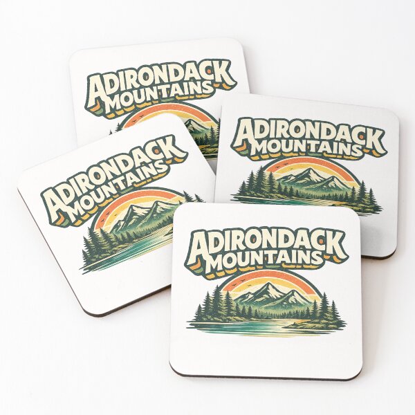 Item preview, Adirondack Mountains Sunrise Lake Scene with Forest and Peaks New York USA designed and sold by Places On Earth.