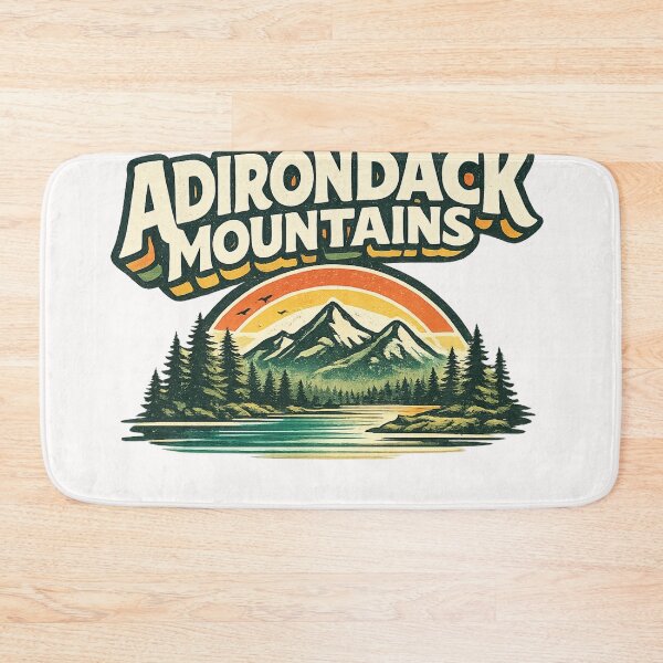 Item preview, Adirondack Mountains Sunrise Lake Scene with Forest and Peaks New York USA designed and sold by Places On Earth.