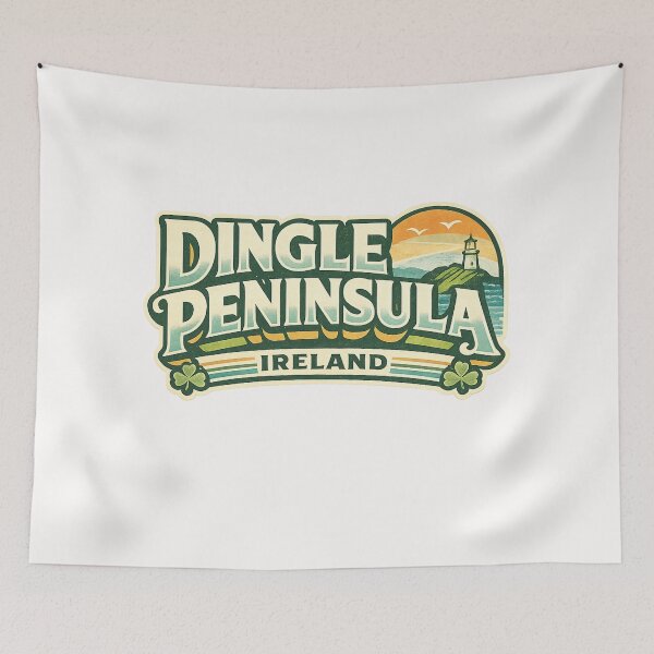 Item preview, Dingle Peninsula Coastal Cliffs with Atlantic Ocean County Kerry Ireland designed and sold by Places On Earth.