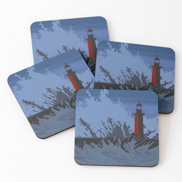 Item preview, lighthouse in rough seas designed and sold by JorgeMateus art.