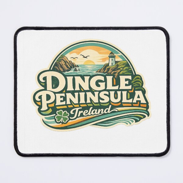 Item preview, Dingle Peninsula Ireland Lighthouse Coastline with Wild Atlantic Way Views designed and sold by Places On Earth.
