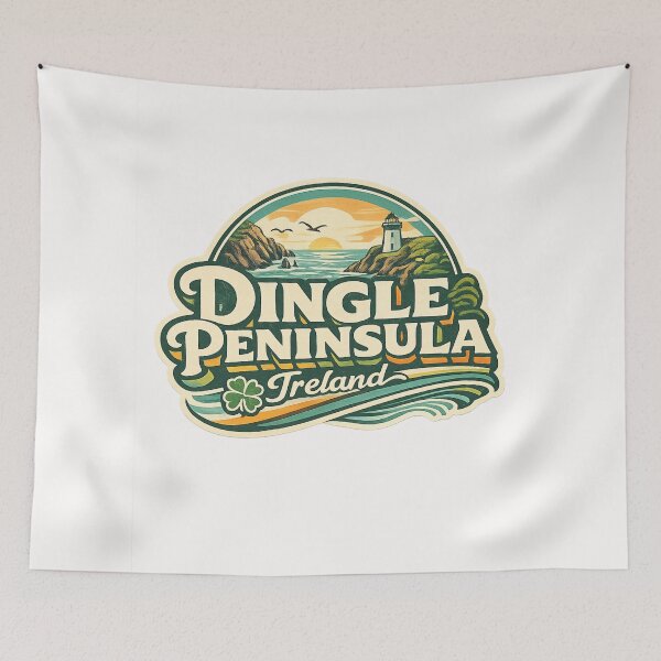 Item preview, Dingle Peninsula Ireland Lighthouse Coastline with Wild Atlantic Way Views designed and sold by Places On Earth.