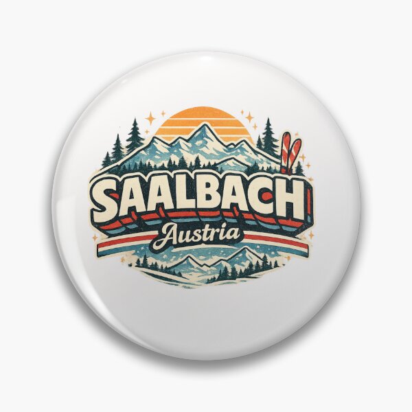 Item preview, Saalbach Hinterglemm Salzburg Alps Ski Resort Austria Mountain Landscape designed and sold by Places On Earth.