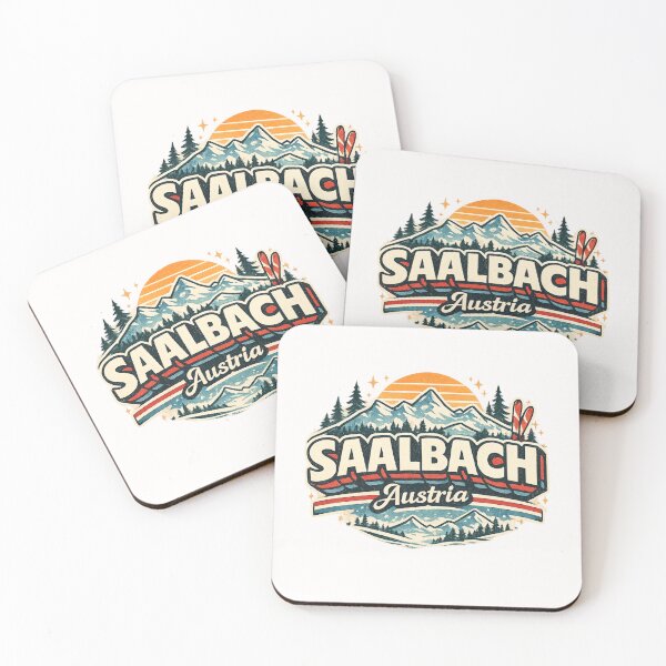Item preview, Saalbach Hinterglemm Salzburg Alps Ski Resort Austria Mountain Landscape designed and sold by Places On Earth.