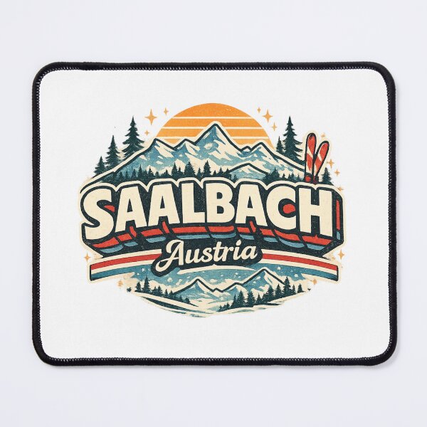 Item preview, Saalbach Hinterglemm Salzburg Alps Ski Resort Austria Mountain Landscape designed and sold by Places On Earth.