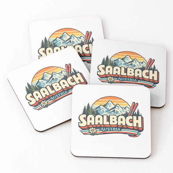 Item preview, Saalbach Austria Salzburg Alpine Village Ski Circus Hinterglemm Region designed and sold by Places On Earth.