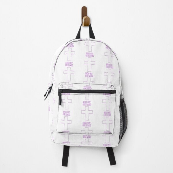 Item preview, God’s Got Our Back – Purple Music Note Cross, Christian Faith Art designed and sold by MyDarlingDearJesusInspires.