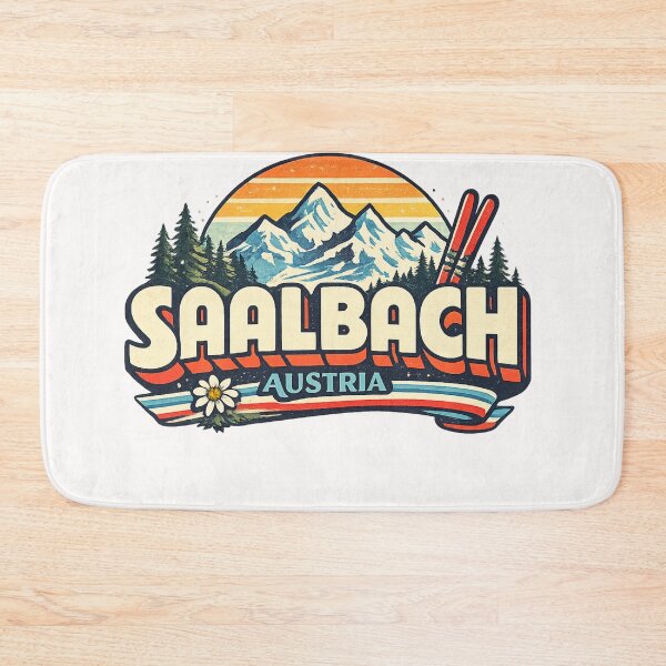 Item preview, Saalbach Austria Salzburg Alpine Village Ski Circus Hinterglemm Region designed and sold by Places On Earth.