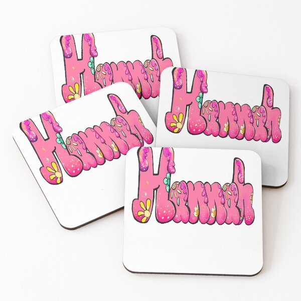 Item preview, Hannah Name Tag - Cute popular girls first name in pink Personalized Custom Family names for women named Hannah  designed and sold by Artonmytee.