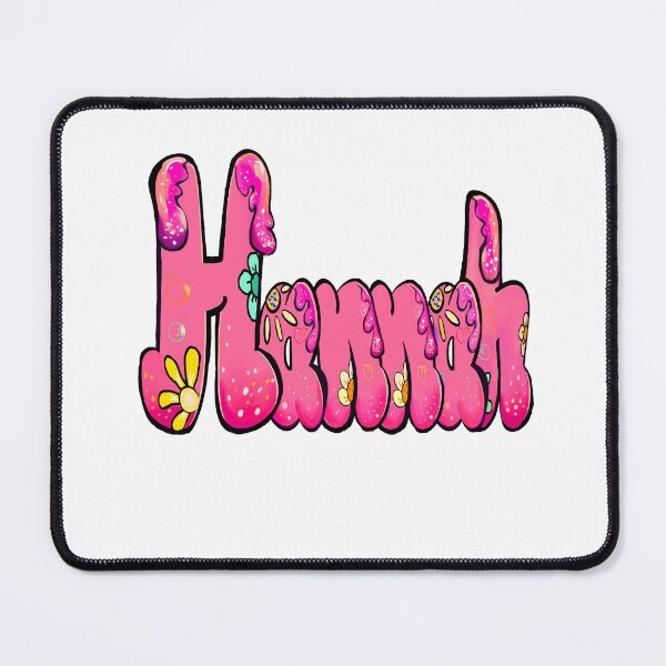Item preview, Hannah Name Tag - Cute popular girls first name in pink Personalized Custom Family names for women named Hannah  designed and sold by Artonmytee.