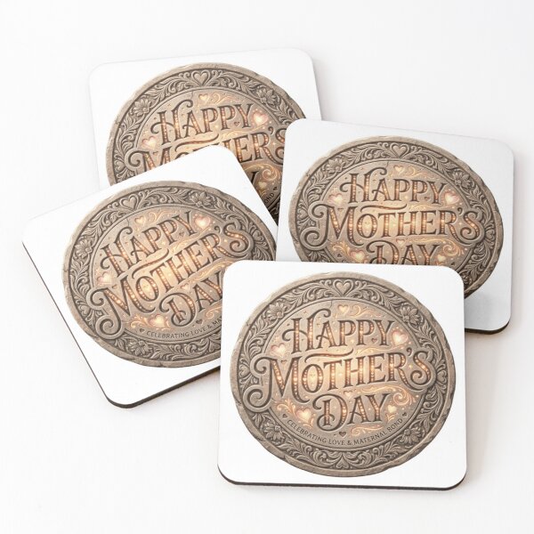 Item preview, Happy Mothers Day Floral Engraved Love Sticker designed and sold by Imaginarium of Chaos falcon88 .