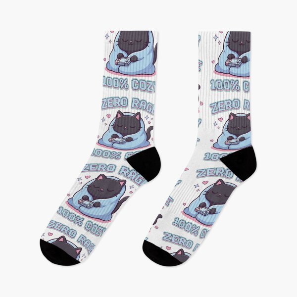 Item preview, Zero Rage 100% Cozy - Cute Gamer Girl Cat designed and sold by LoFizzy.