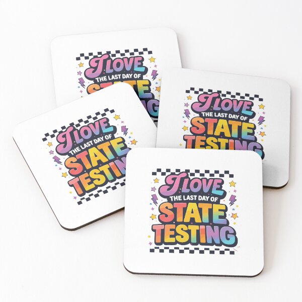 Item preview, Retro Test Day I Love The Last Day Of Testing Funny Teacher Design designed and sold by kiralynstration.