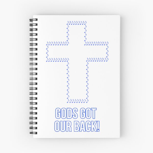 Aperçu de l'œuvre Dieu nous protège – Croix ornée de notes de musique chrétienne pour les amoureux de la foi et du culte créée et vendue par MyDarlingDearJesusInspires.
