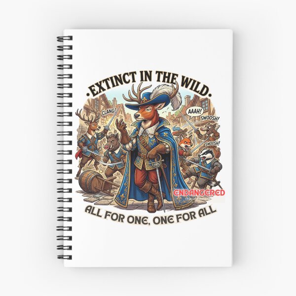 Item preview, Funny Deer Gift - Extinct Père David's Deer Musketeer T-Shirt - Extinct In The Wild - Wildlife Humor - Animal Lover Gift designed and sold by Nature & Moustaches.