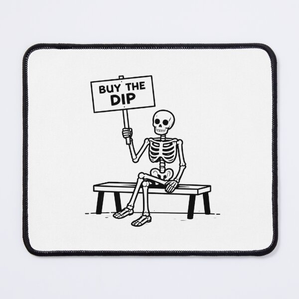Item preview, Waiting to Buy the Dip - Skeleton Trader designed and sold by Antonrec86.