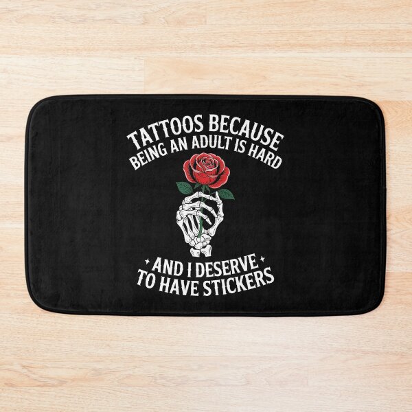 Item preview, Tattoos Because Being An Adult Is Hard Funny  designed and sold by Modaozushi216.