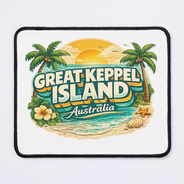Item preview, Great Keppel Island Queensland Keppel Bay Capricorn Coast Coral Sea designed and sold by Places On Earth.