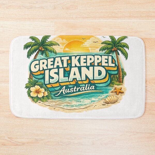Item preview, Great Keppel Island Queensland Keppel Bay Capricorn Coast Coral Sea designed and sold by Places On Earth.