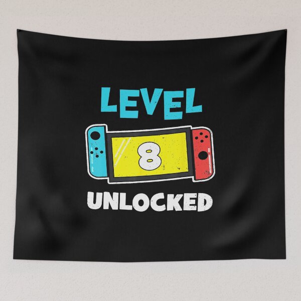 Item preview, Level 8 Unlocked Fun Gamer Birthday designed and sold by FGTV2021.