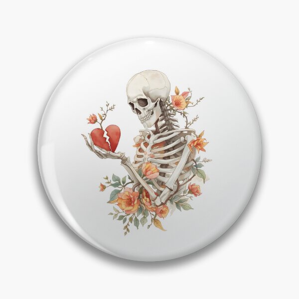 Item preview, Bones and broken heart designed and sold by uunaa.
