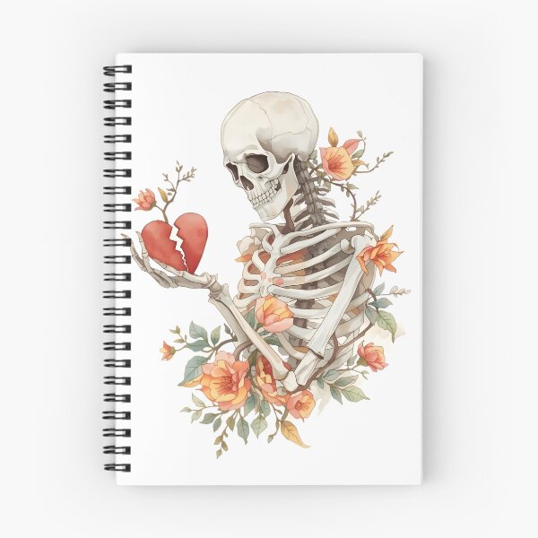 Item preview, Bones and broken heart designed and sold by uunaa.