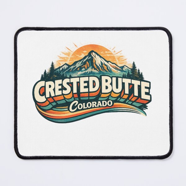 Item preview, Crested Butte Colorado Gunnison Valley Elk Mountains Rocky Mountain Region designed and sold by Places On Earth.