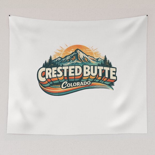 Item preview, Crested Butte Colorado Gunnison Valley Elk Mountains Rocky Mountain Region designed and sold by Places On Earth.