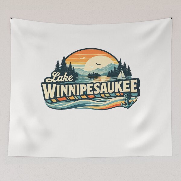 Item preview, Lake Winnipesaukee New Hampshire Belknap County Lakes Region White Mountains designed and sold by Places On Earth.
