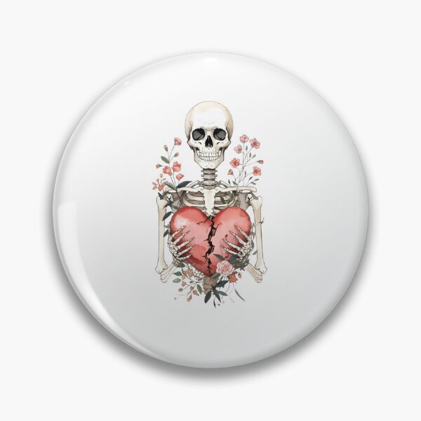 Item preview, Bones and broken heart designed and sold by uunaa.