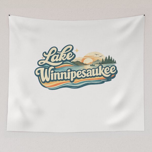 Item preview, Lake Winnipesaukee New Hampshire Lakes Region Belknap County White Mountains designed and sold by Places On Earth.