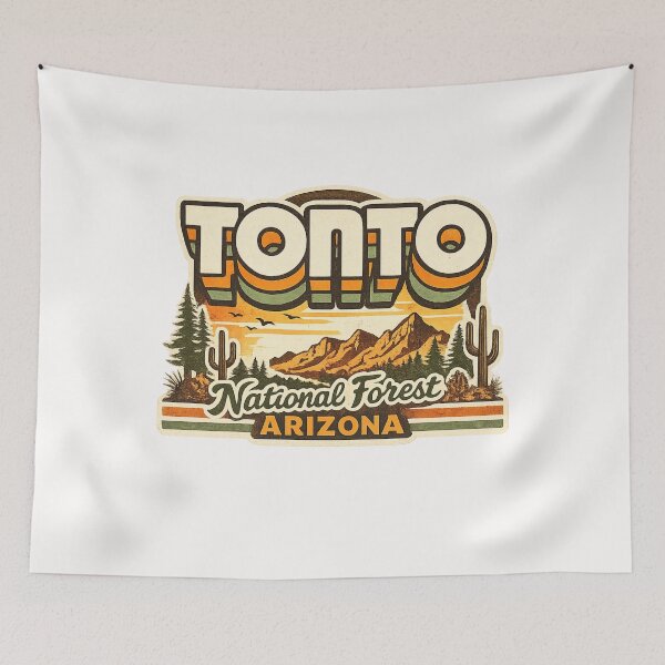 Item preview, Tonto National Forest Arizona Sonoran Desert Phoenix Salt River Basin designed and sold by Places On Earth.