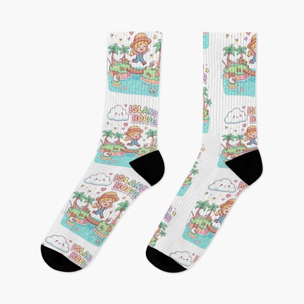 Item preview, Island Hopper - Cute Gamer Girl T-Shirt designed and sold by LoFizzy.