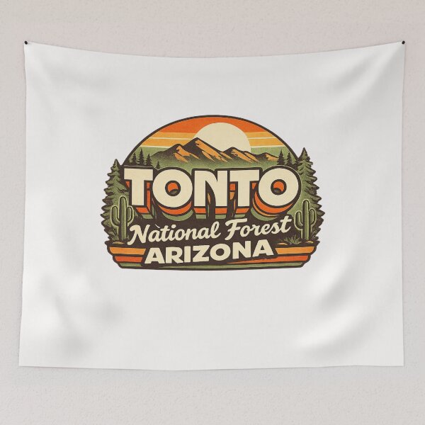 Item preview, Tonto National Forest Arizona Superstition Mountains Salt River Phoenix Region designed and sold by Places On Earth.
