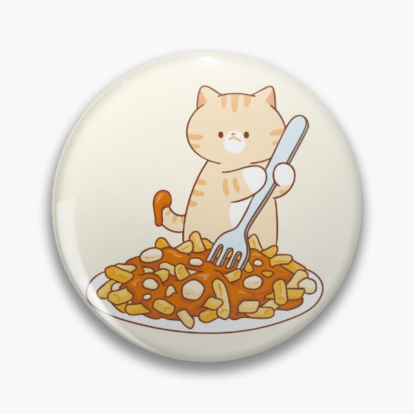 Item preview, Cat with Poutine designed and sold by salposi.