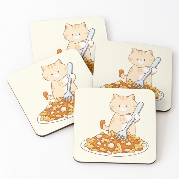 Item preview, Cat with Poutine designed and sold by salposi.