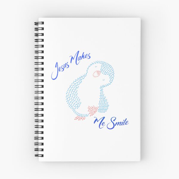 Item preview, Diseño Jesús me hace sonreír – Lindo pingüino azul con nota musical (Arte cristiano) designed and sold by MyDarlingDearJesusInspires.