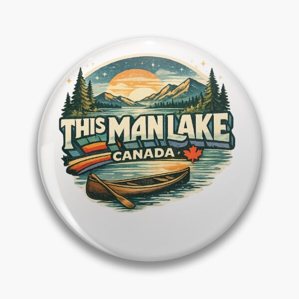 Item preview, This Man Lake Canada Northern Ontario Boreal Forest Canoe Country designed and sold by Places On Earth.