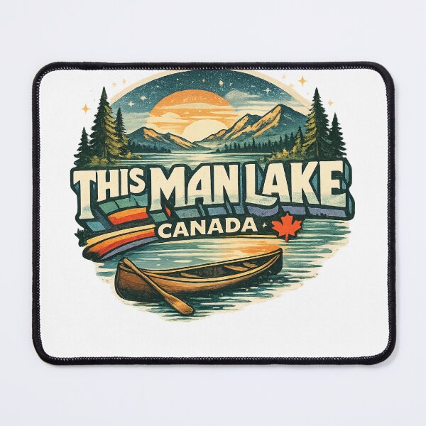 Item preview, This Man Lake Canada Northern Ontario Boreal Forest Canoe Country designed and sold by Places On Earth.