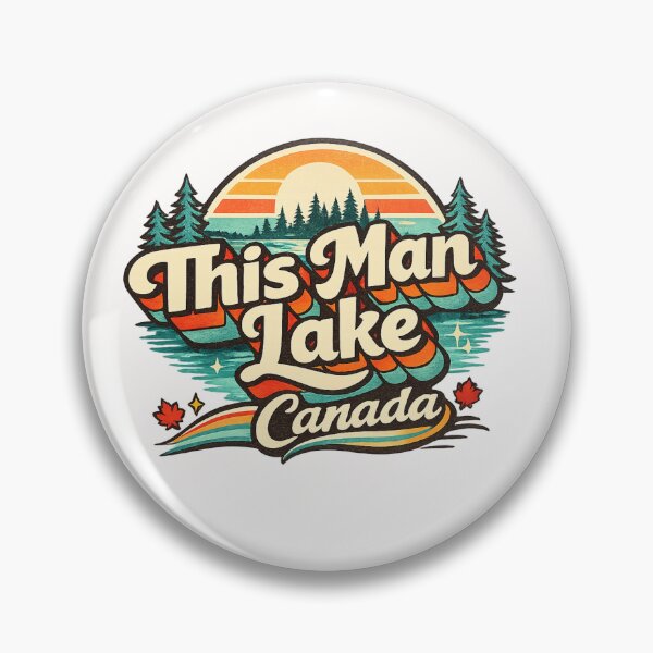 Item preview, This Man Lake Ontario Canada Kenora District Boreal Forest Region designed and sold by Places On Earth.