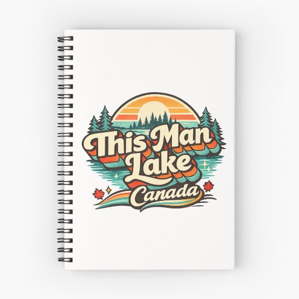 Item preview, This Man Lake Ontario Canada Kenora District Boreal Forest Region designed and sold by Places On Earth.