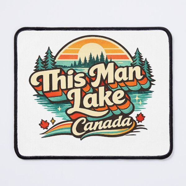 Item preview, This Man Lake Ontario Canada Kenora District Boreal Forest Region designed and sold by Places On Earth.