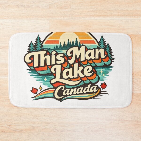 Item preview, This Man Lake Ontario Canada Kenora District Boreal Forest Region designed and sold by Places On Earth.