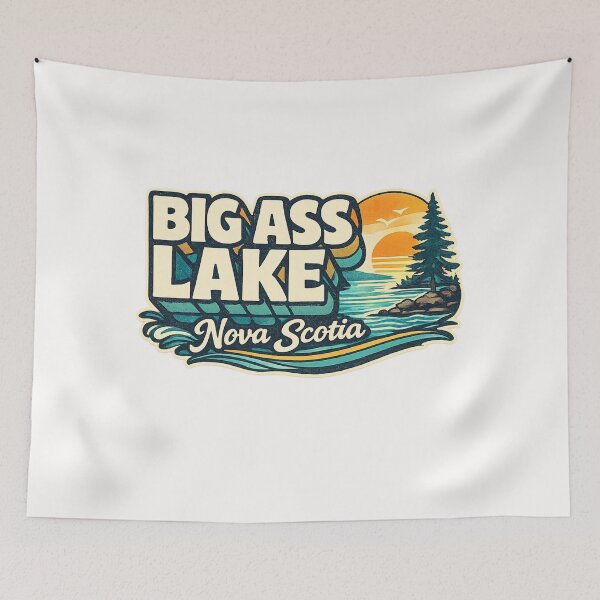 Item preview, Big Bass Lake Nova Scotia Canada Atlantic Coast Cumberland County designed and sold by Places On Earth.