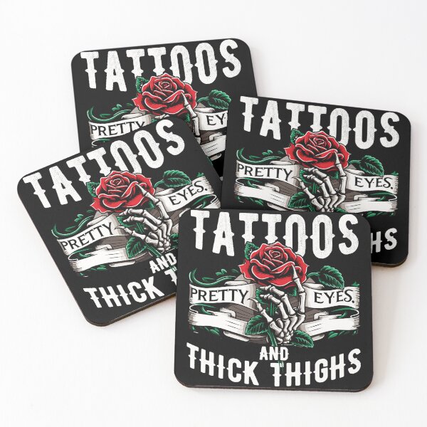 Item preview, Tattoos Pretty Eyes And Thick Thighs Bold designed and sold by Modaozushi216.
