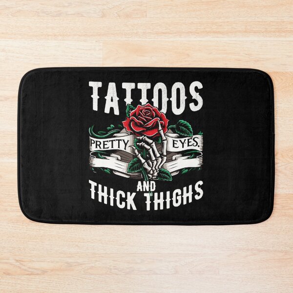 Item preview, Tattoos Pretty Eyes And Thick Thighs Bold designed and sold by Modaozushi216.