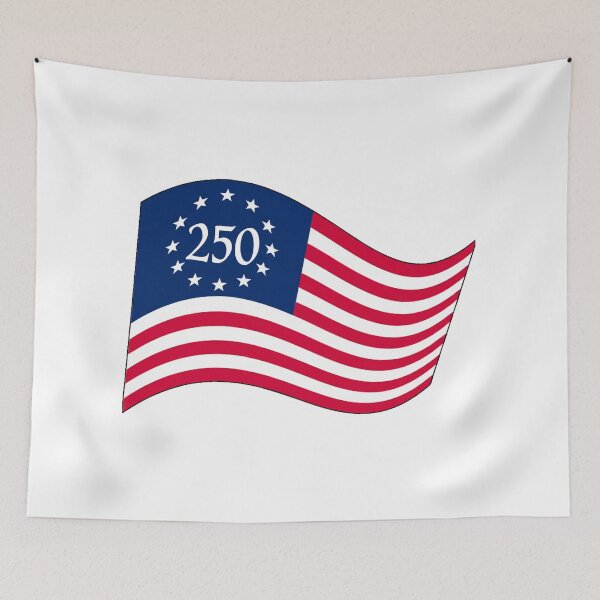 Item preview, Waving Betsey Ross 250 Flag designed and sold by AdirondacKuriosities.
