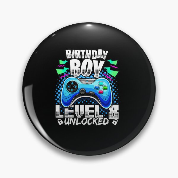 Item preview, Level 8 Unlocked 8th Birthday Gamer Boy  designed and sold by FGTV2021.